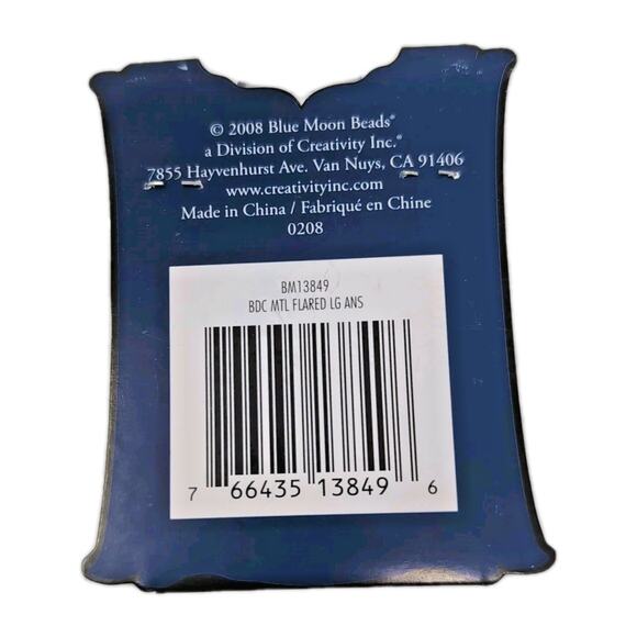 Jewelry Beadwork Supplies Beads Clasps Leaflets Silver Tone Patterns NEW - Picture 8 of 16